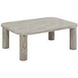 Actona Svetlo siva mizica v marmornem dekorju 75x100 cm Solano – | Shoptok.si