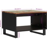  Stolić za kavu 60 x 50 x 40 cm od masivnog obnovljenog drva | shoptok.hr