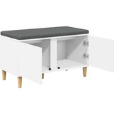  Haldna klop z blazino s shranjevanjem Bela 80 x 38 x 46 cm, (5000155639) | Shoptok.si