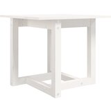 Maison Chic Klubska mizica - kavna mizica - Nizka mizica bela 50x50x45 trdna borovina, (21754125) Cene