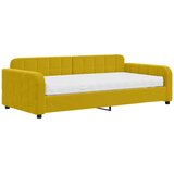  Dnevni krevet s madracem žuti 100 x 200 cm baršunasti | shoptok.hr