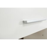 Kondela Kotna računalniška miza, hrast sonoma/bela, MAURUS NEW MA11 | Shoptok.si