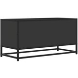 vidaXL TV ormarić crni 80x34,5x40 cm konstruirano drvo i metal | shoptok.hr