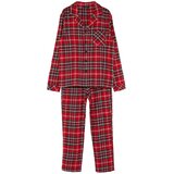 Trendyol Pajama Set - Red - Plaid | shoptok.hr