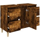Ormarić za umivaonik boja dimljenog hrasta 80x33x60 cm drveni | Eponuda.ba
