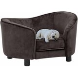 SOFA za pse smeđa 69 x 49 x 40 cm plišana Cijene