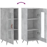  Komoda siva boja betona 34,5x34x90 cm od konstruiranog drva | shoptok.hr