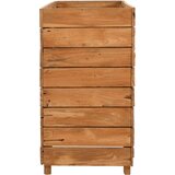In Visoka greda 150x40x72 cm reciklirana tikovina in jeklo | Shoptok.si
