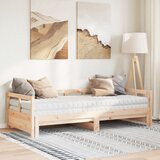  Dnevni krevet na razvlačenje s madracima 90x190 cm od borovine | Eponuda.com
