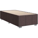  Okvir za krevet bez madraca tamnosmeđi 100x200 cm od tkanine | shoptok.hr