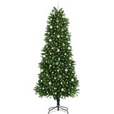  Božićno drvce s 300 LED svjetlima s stalakom Zelena 240 cm PE | shoptok.hr