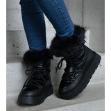 Gemre Black insulated snow boots with fur Arilla | Shoptok.si