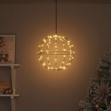  Lopta Topla bijela 30 x 30 x 32 cm Metal 96 LED lampica | shoptok.hr
