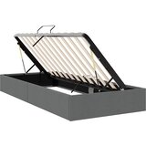  Krevet s od storage s madracem Tamno siva 203 x 100 cm tkanina | shoptok.hr