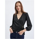 Orsay Black Ladies Wrap Blouse - Women Cijene