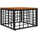  Set vanjskih sofa 8 kom. Crna i tamno siva Poliester | shoptok.hr