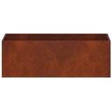  Vrtna saksija 2 kom. Rđa 60 x 20 x 20 cm Otporni čelik - Otporni čelik 60 x 20 x 20 cm 2 | shoptok.hr