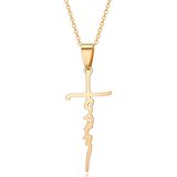 Ogrlica KR-20745 - Zlatna / Ružičasta KP20745 | shoptok.hr