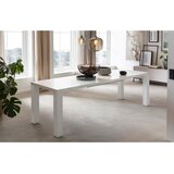 MID.YOU JEDILNA MIZA, bela, visoki sijaj | Shoptok.si