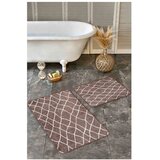 Mila Home Rjave žametne kopalniške preproge v kompletu 2 ks 60x100 cm – | Shoptok.si