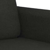  Dvosjed od tkanine crni 120 cm | shoptok.hr