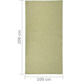  tepih ravnog tkanja 100 x 200 cm zeleni | Eponuda.ba