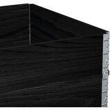  Vrtni sadilica crna 120 x 80 cm od masivne borovine | shoptok.hr