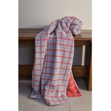 Jotex Rdeča/svetlo modra bombažna brisača 90x150 cm Grid – | Shoptok.si