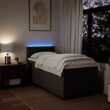 Krevet s oprugama i madracem tamnosmeđi 80x200 cm od tkanine | shoptok.hr