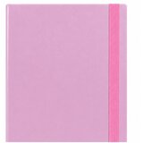  Folder for documents with elastic band, hard, office, pink, A4/4.5 cm | shoptok.hr