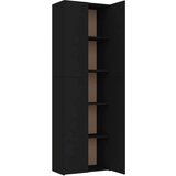  Uredski ormar crni 60 x 32 x 190 cm od iverice | shoptok.hr