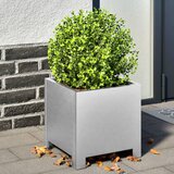 Maison Chic Vrtno korito - Greda - Cvetlični Lonec 30x30x30 cm pocinkano jeklo, (21790054) | Shoptok.si