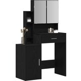  Toaletni stol Crni hrast 80 x 35 x 132 cm Konstruirano drvo | shoptok.hr