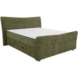 Esposa POSTELJA BOXSPRING 180 cm x 200 cm , tekstil olivno zelena | Shoptok.si