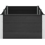  Povišena vrtna gredica Crna 200 x 100 x 54 cm | Eponuda.com