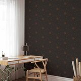  Tapeta - Night Sky - Artistic Composition of Suns and Planets on a Black Background. 50x1000 Premium | shoptok.hr