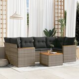  7-dijelni set vrtnih sofa sivi od poliratana | shoptok.hr