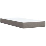 Krevet s oprugama i madracem smeđesivi 90x200 cm od tkanine | shoptok.hr