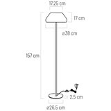  klausen 107013 - led podna lampa paddy LED/18W/230V bela | Eponuda.com