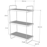 Hanah home pulalis - black marble blackmarble wall shelf | ePonuda.com