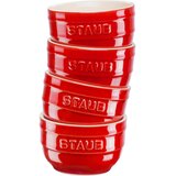 Zwilling Staub Ceramique Bowl set 0.2 L Round Ceramic Red 4 pc(s) | shoptok.hr