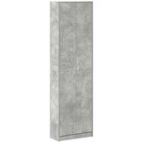 vidaXL Oprtalnik Betonska Siva 55x25x189 cm Umetni les | Shoptok.si