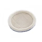fluffy okroglo ležišče za glodalce, belo - 30 x 26 cm
