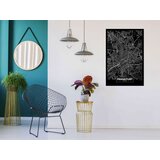  Slika - Dark Map of Frankfurt (1 Part) Vertical 60x90 | shoptok.hr