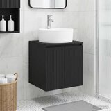  Umivaonik s policom Crna 49,5 x 44,5 x 65 cm Konstruirano drvo | shoptok.hr