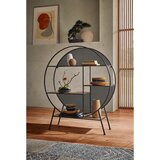 XORA regal 109,5/131/33 cm črna, barve hrasta | Shoptok.si