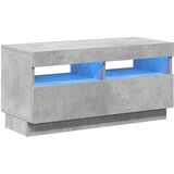 TV ormarić s LED svjetlima siva boja betona 80x35x40 cm | Eponuda.ba