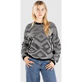 Iriedaily Ribby Knit Pullover black white | shoptok.hr