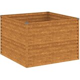  Povišena vrtna gredica 100 x 100 x 69 cm od čelika COR-TEN | shoptok.hr