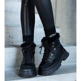 Gemre Black massive platform boots with fur Estrada | ePonuda.com